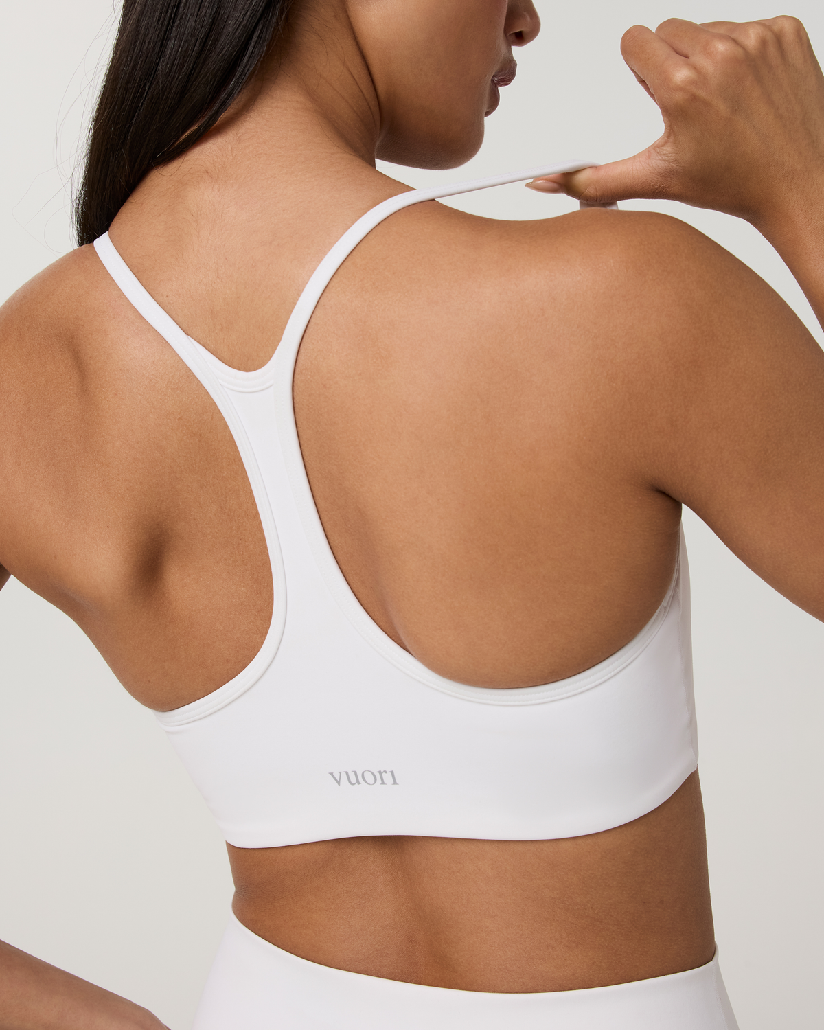 Set Point Layering Bra | White