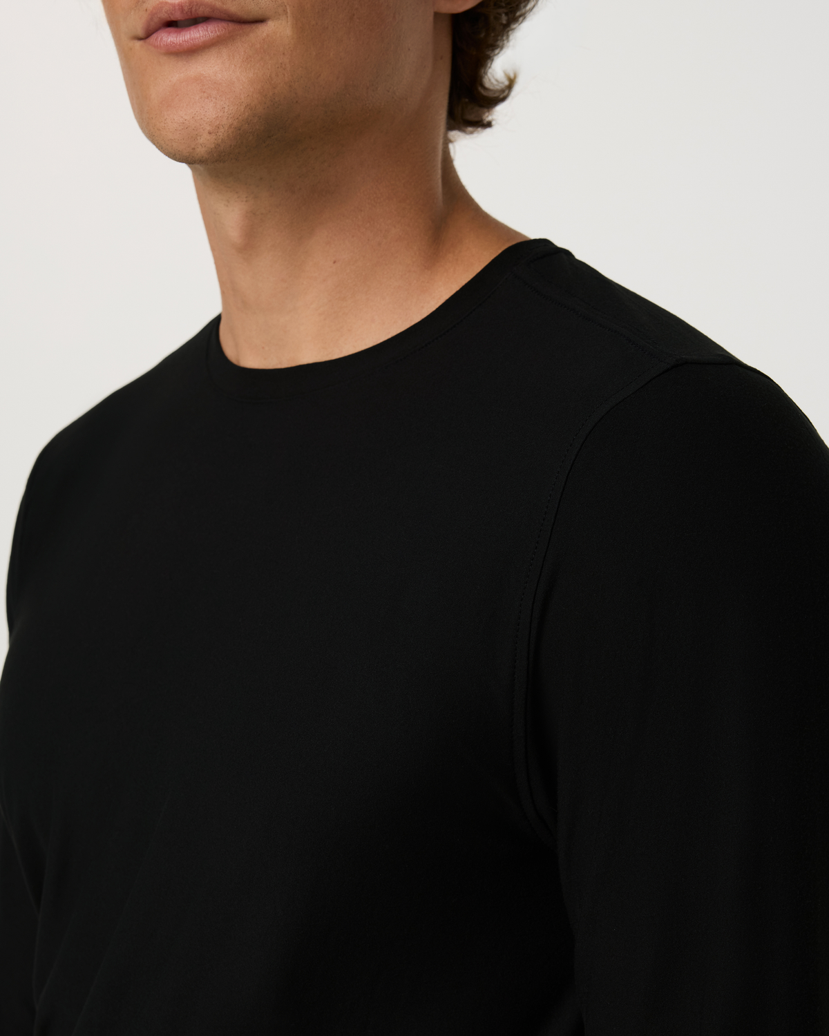 Long Sleeve Strato Tech Tee | Black