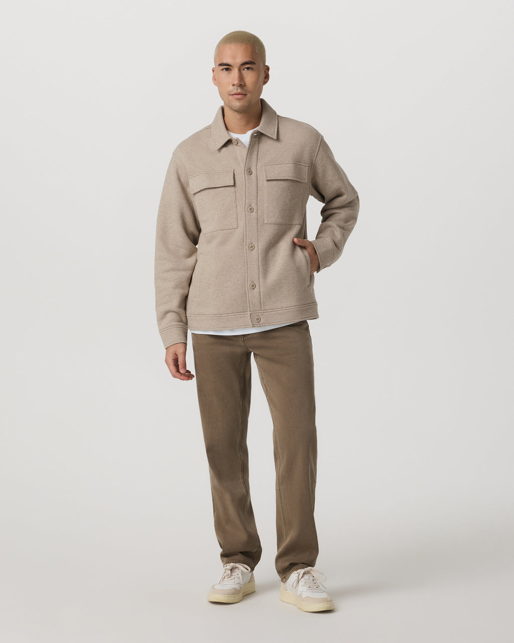 Seaside Shirt Jacket | Acorn Heather