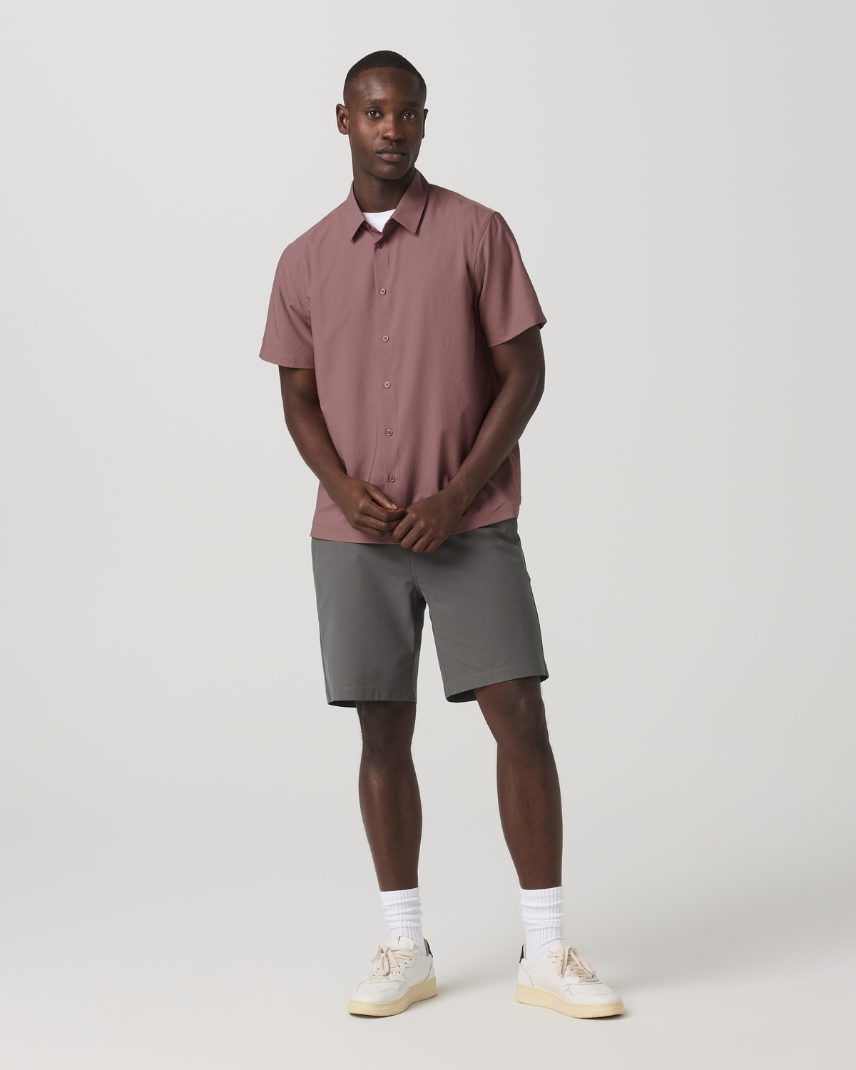 Short Sleeve Manhattan Button Down | Adobe