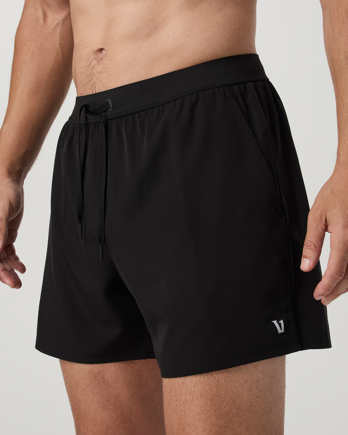 Course Short Unlined 5" | Black
