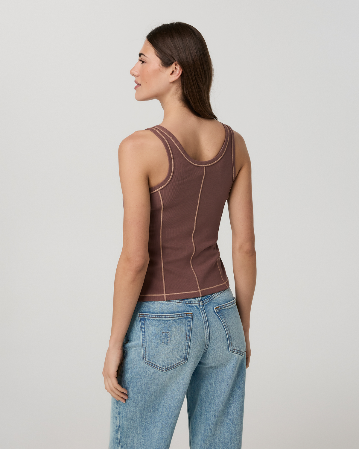 Pose Seams Tank | Sable