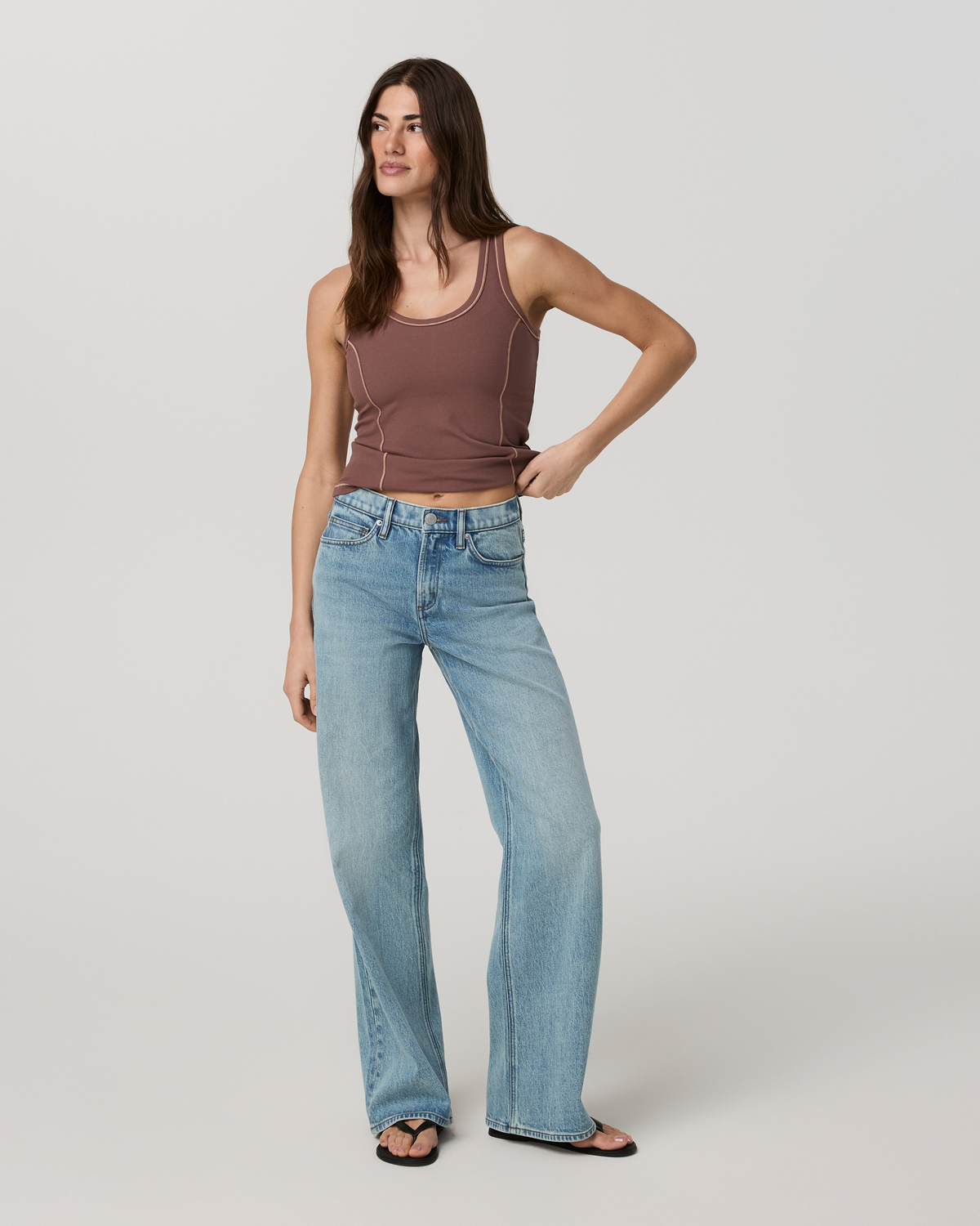 Pose Seams Tank | Sable
