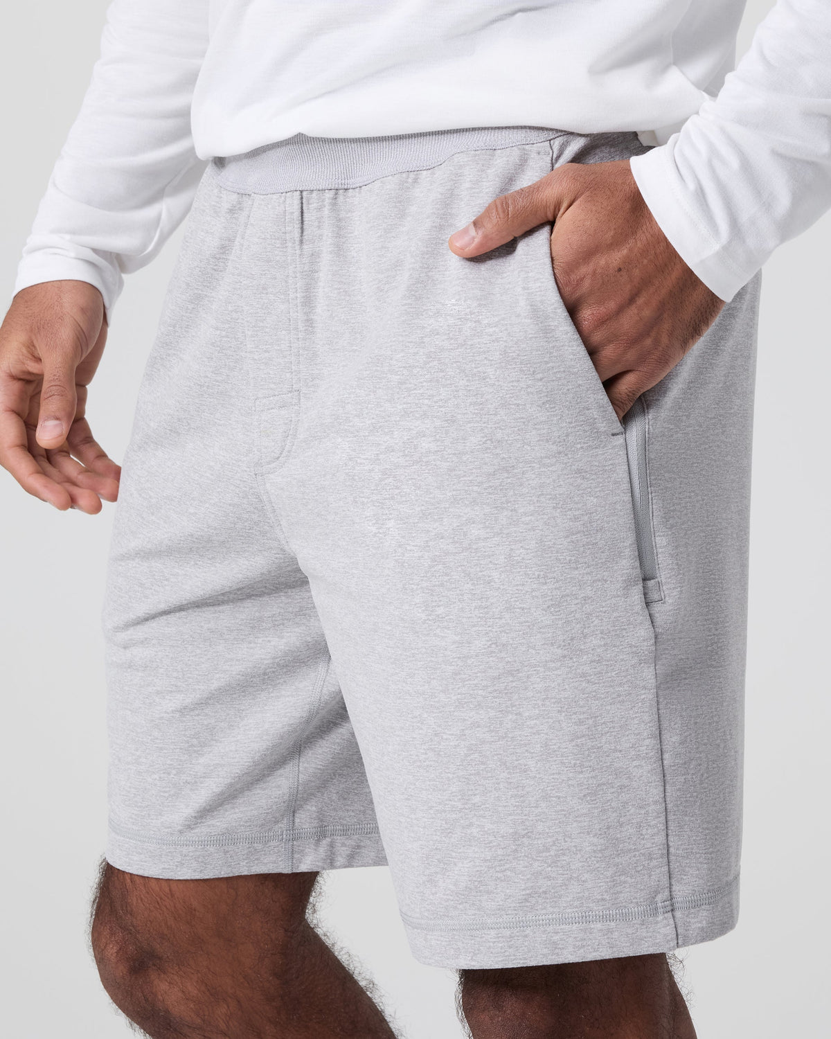 Coronado Short 8" | Light Heather Grey