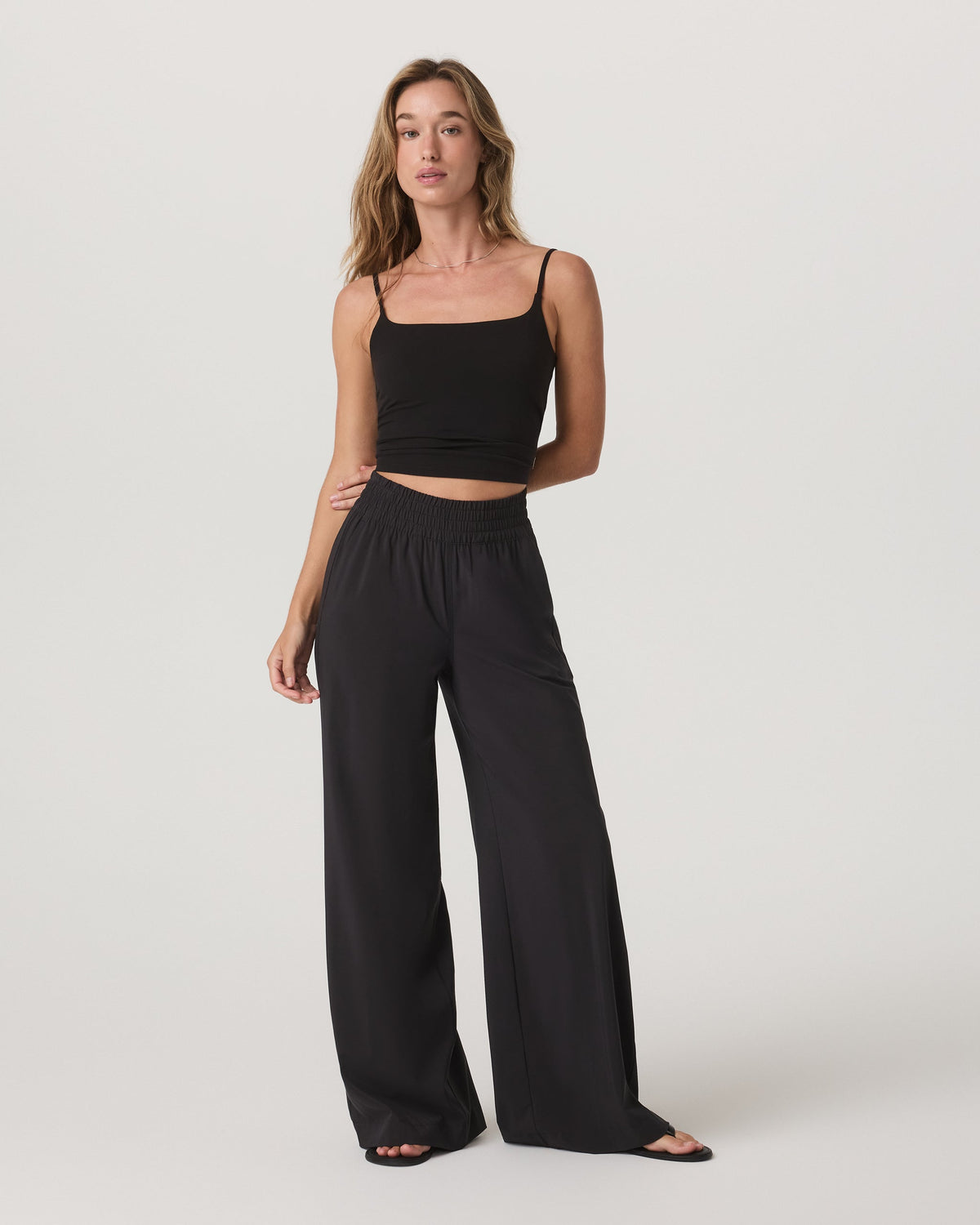 Villa Wideleg Pant - Short | Black