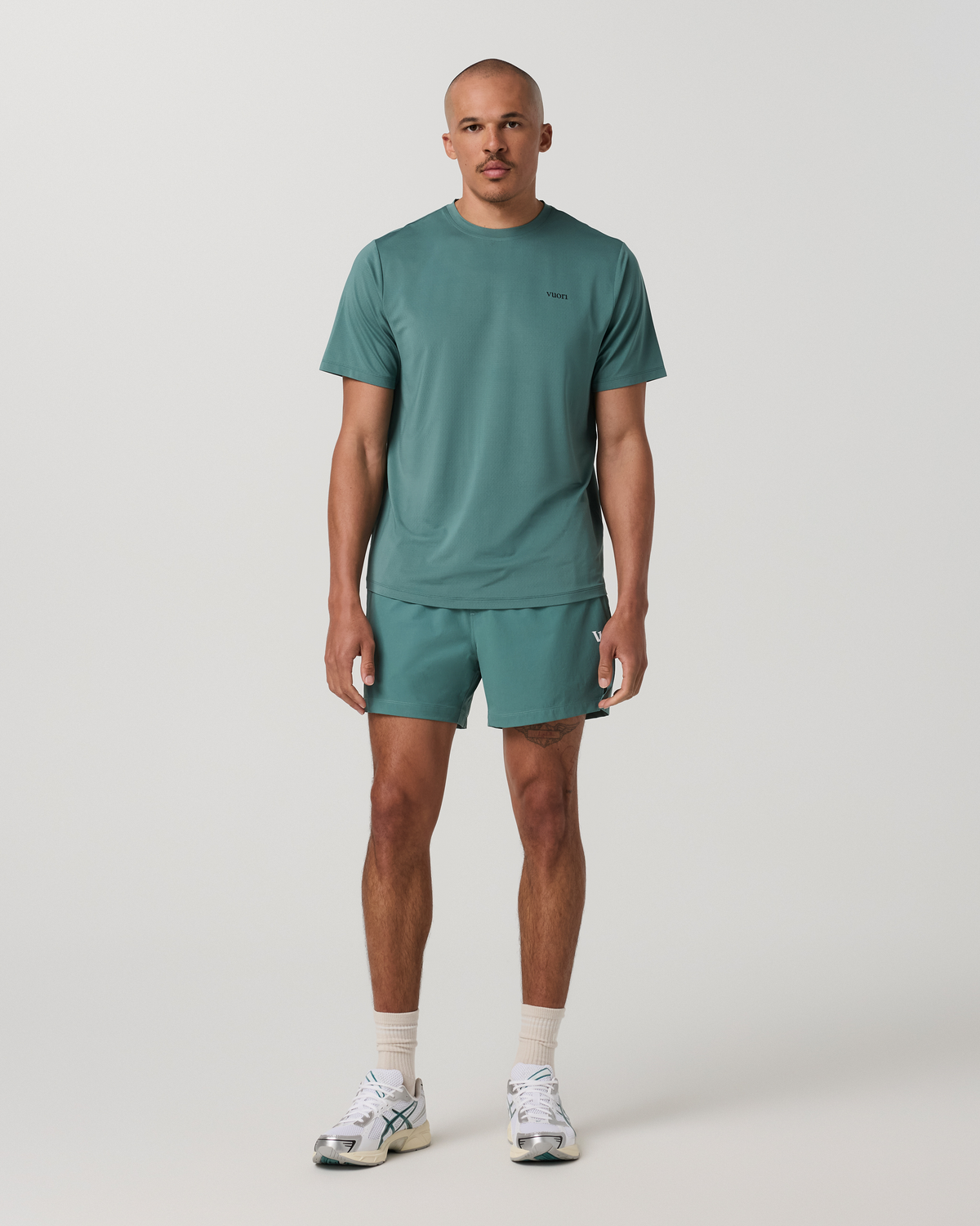 Crosscourt Short Unlined 5" | Dark Cyan