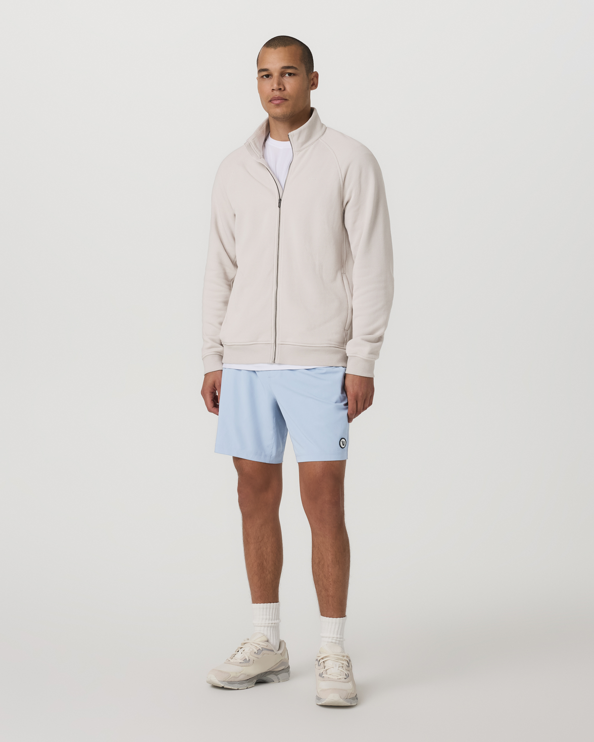 Pique Fleece Track Jacket | Grey Mist