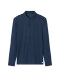 Long Sleeve Strato Tech Polo | Navy Heather