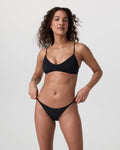 Heat Wave Bikini Top | Black