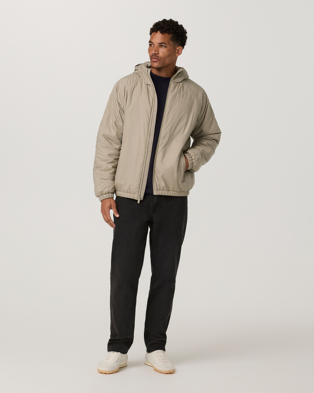 Echo Hooded Jacket | Truffle