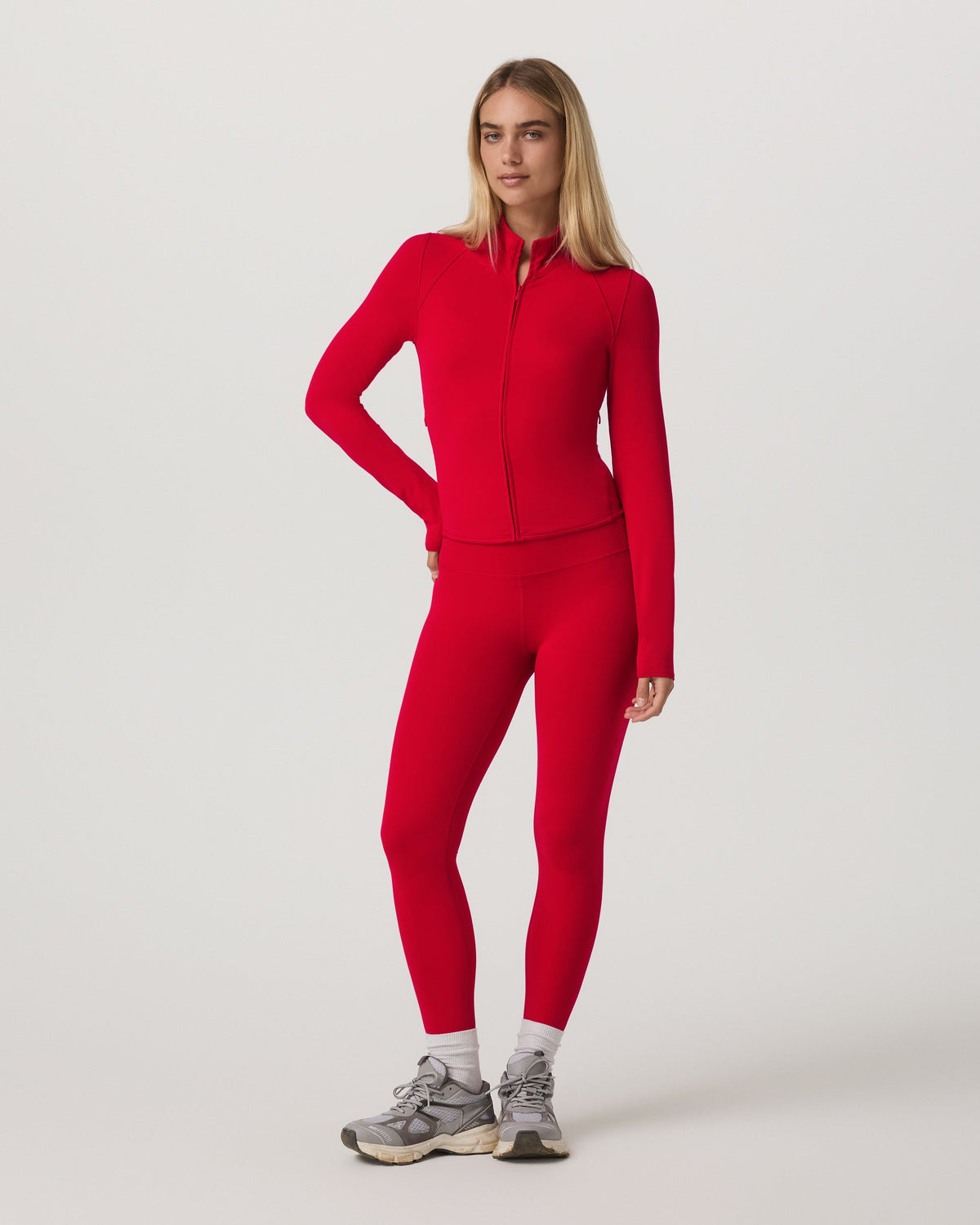 Vuori AllTheFeels™ Full Zip | Cherry