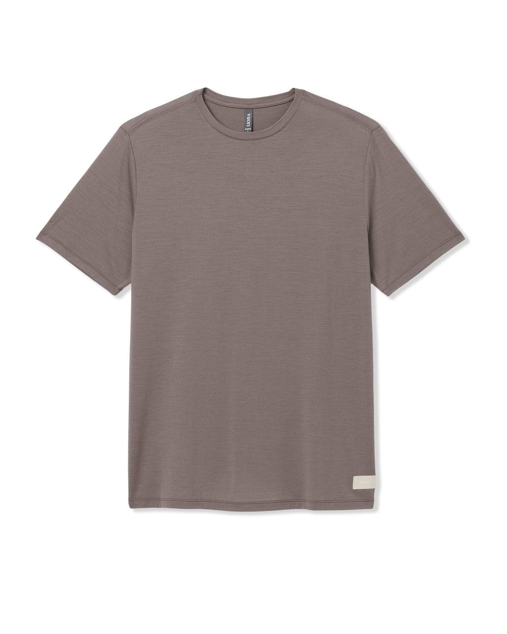 Short Sleeve Merino Wool Tee | Smokey Taupe