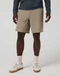 Aim Short 8" | Gravel Slub Stripe