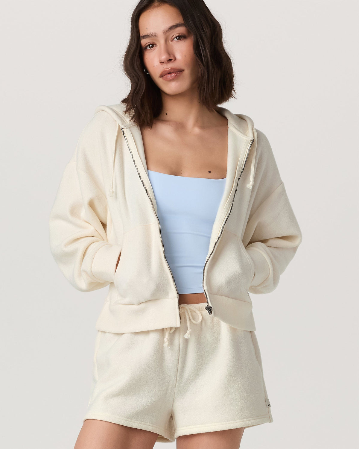 Beach Fleece Short | Natural