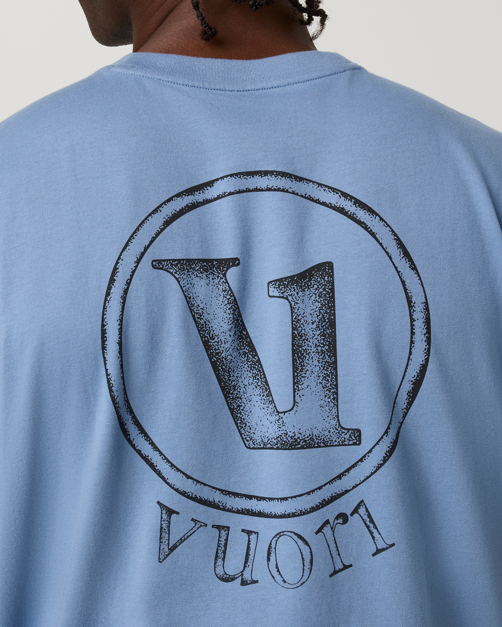 Short Sleeve Heavyweight Cotton Graphic Tee | Isle Blue