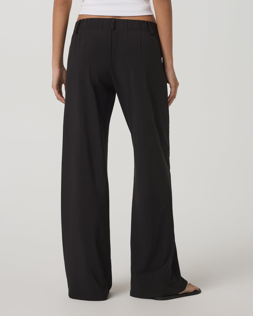 Villa Wideleg Trouser - Short | Black