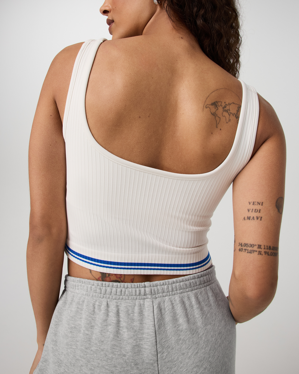 Seamless Euphoric Tank | White