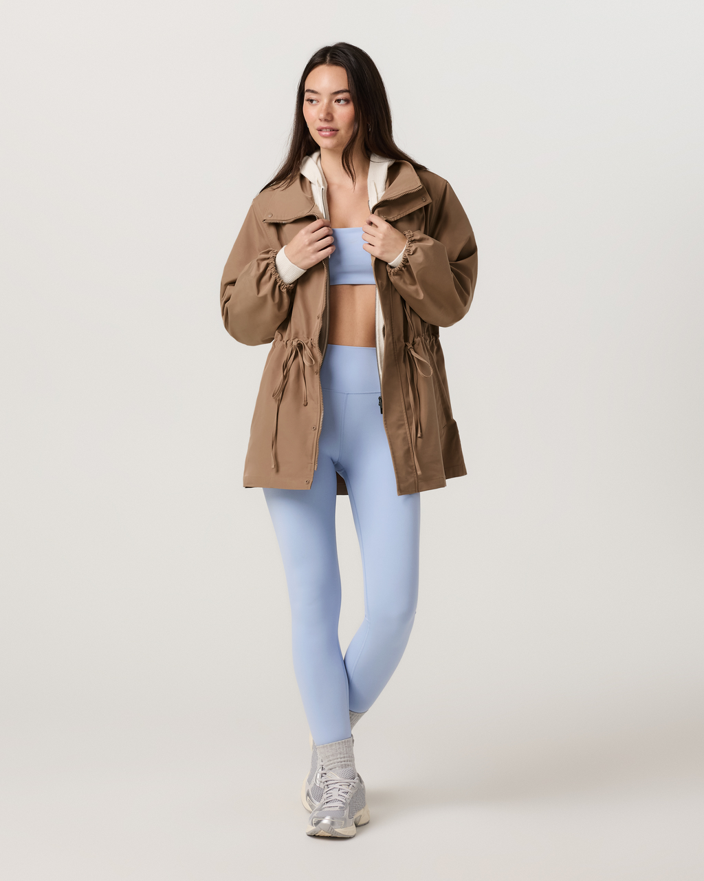 Meadow Cinch Waist Jacket | Dark Trench