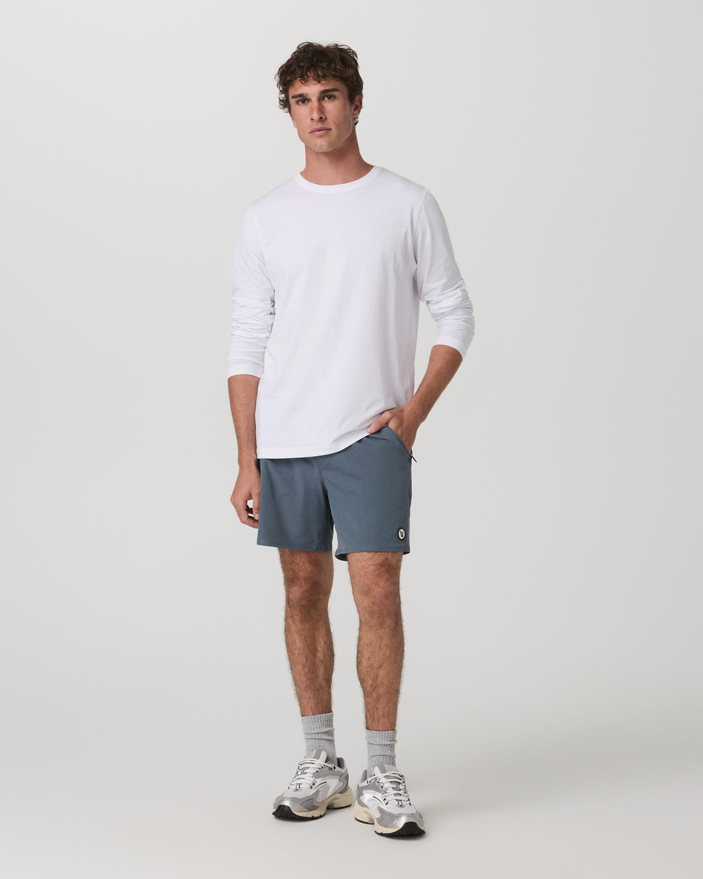 Long Sleeve Tuvalu Tee | White