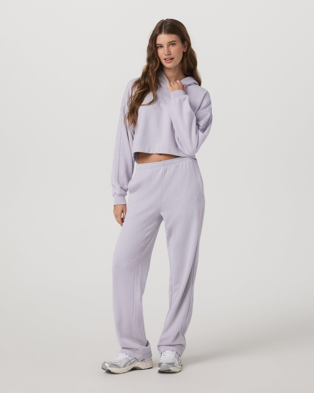 Sedona Straight Leg Sweatpant | Lavender Ice