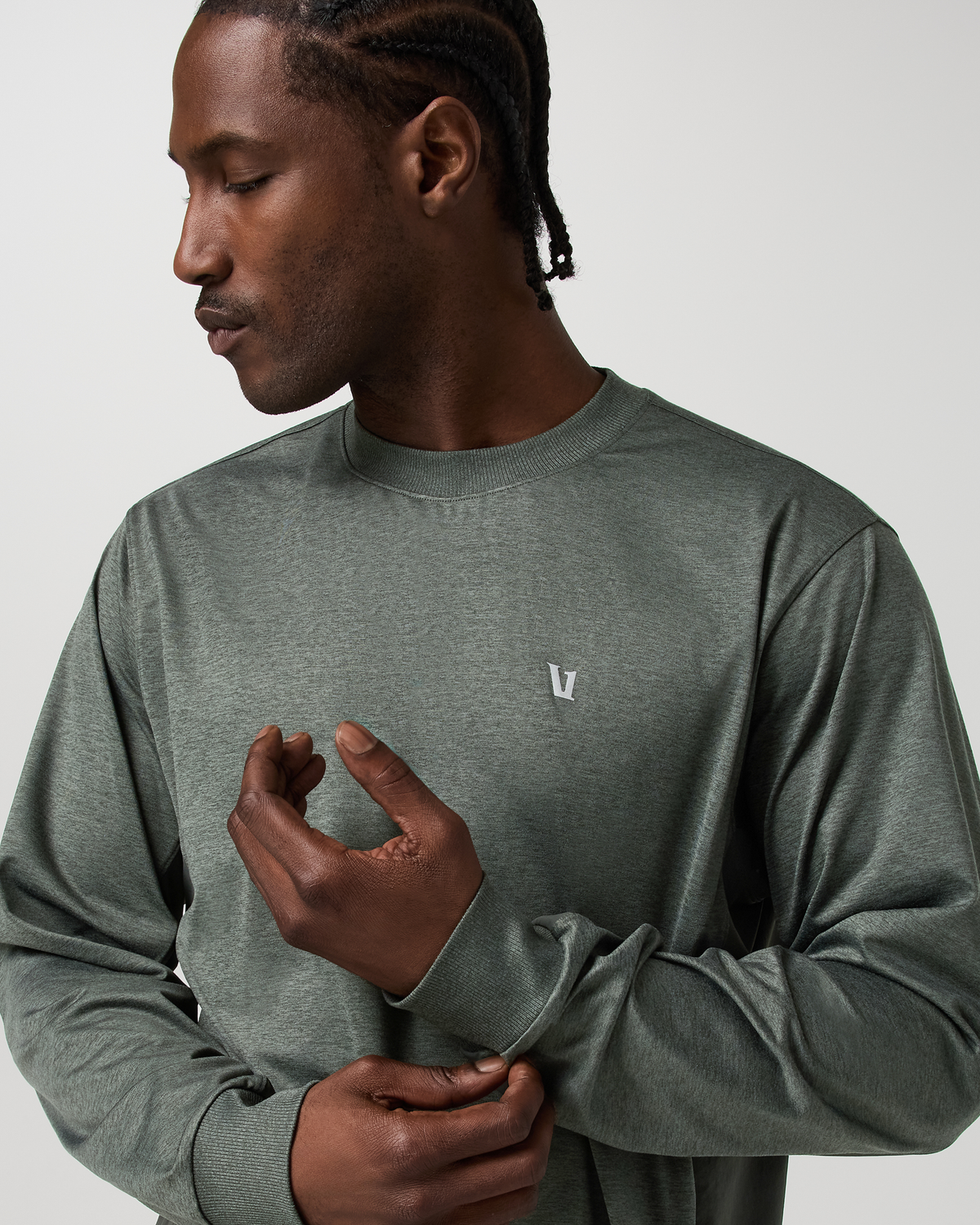 Sunday Crew | River Rock Heather