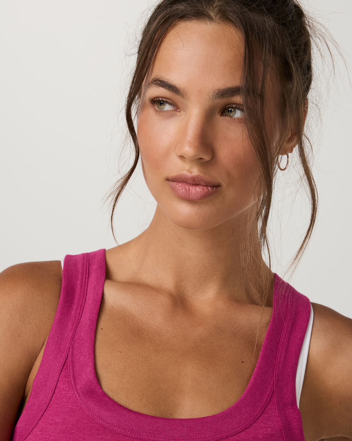 Energy Racerback Tank | Dragonfruit Heather