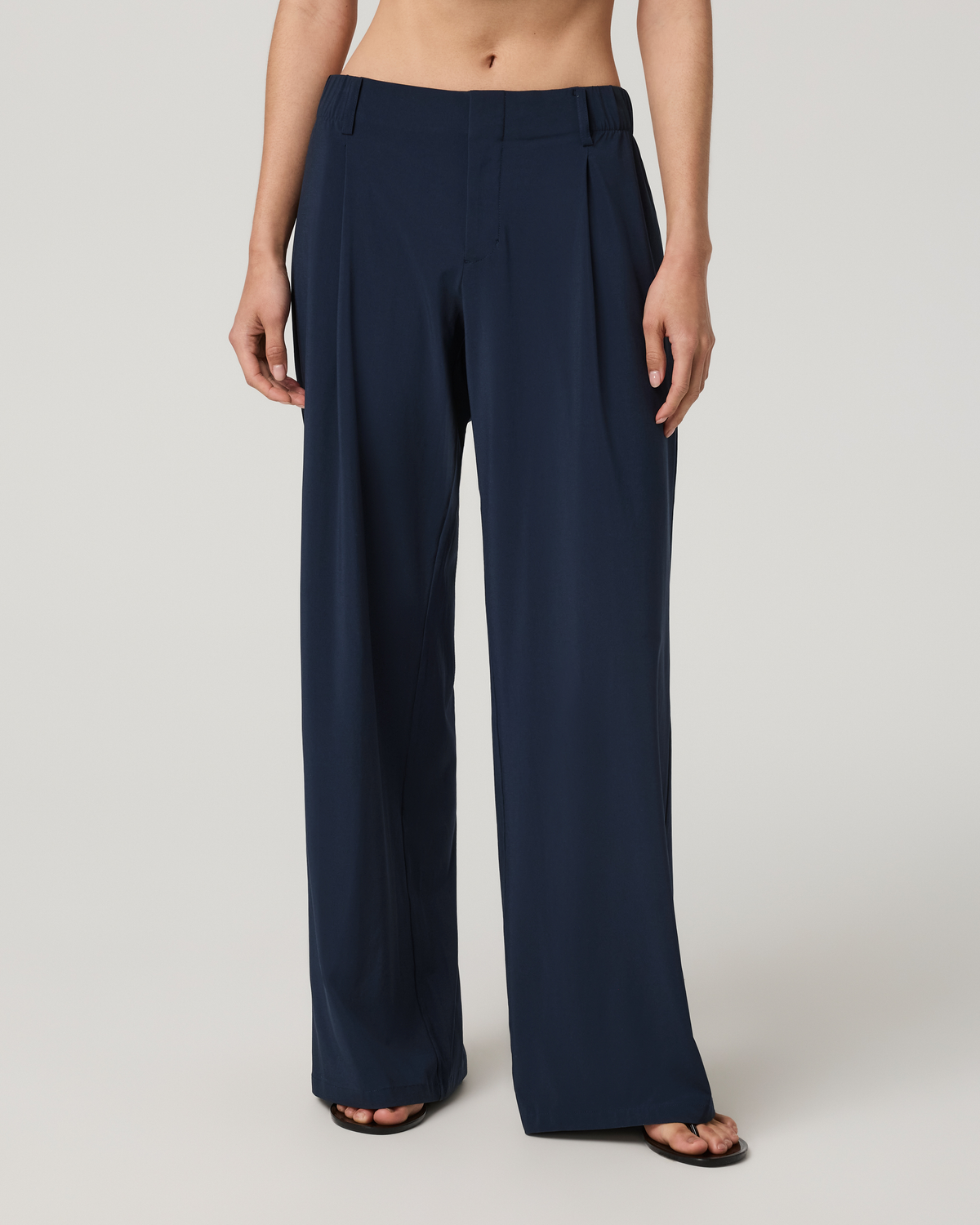 Villa Wideleg Trouser | Ink