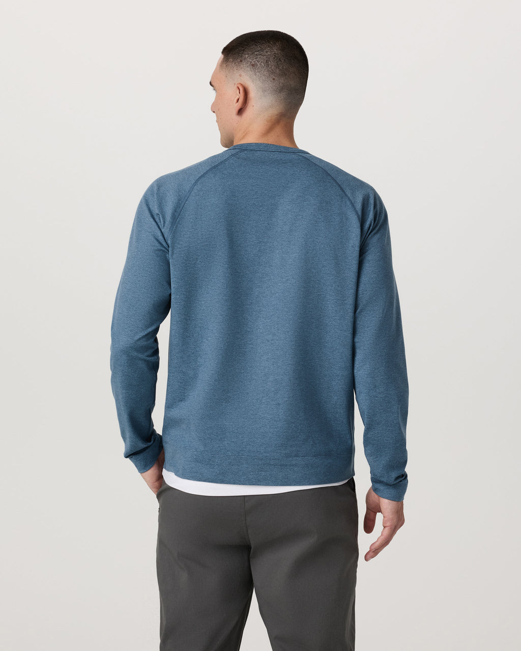 Coronado Crew | Pool Blue Heather