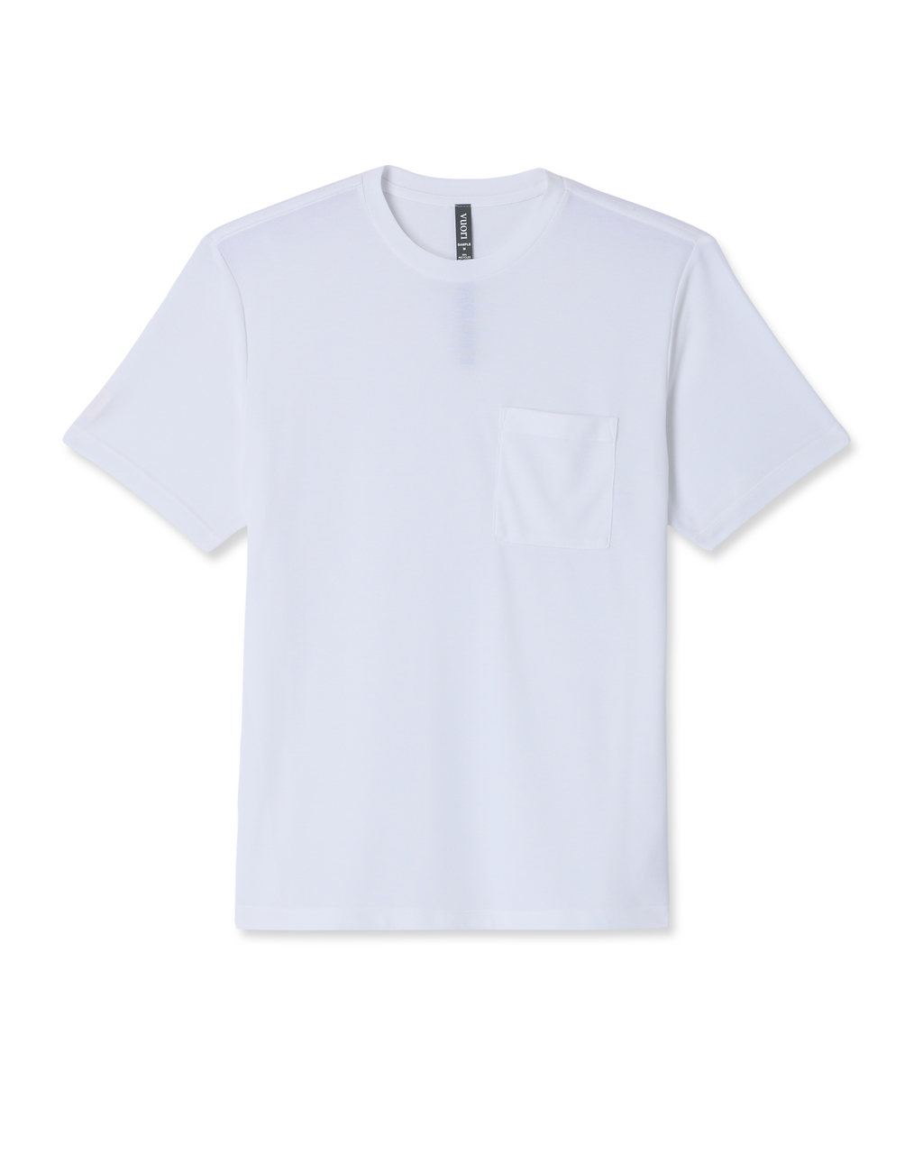 Short Sleeve Micro Waffle Tee - Relaxed Fit | White