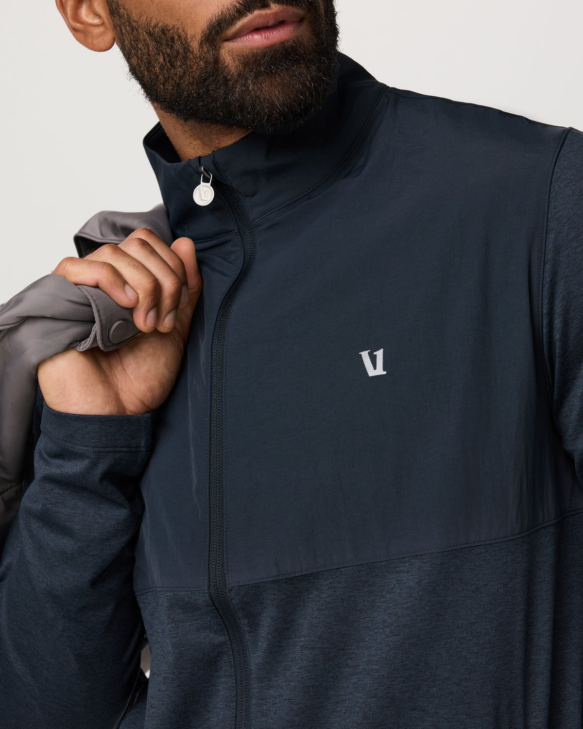 Sunday Element Track Jacket | Ink Heather