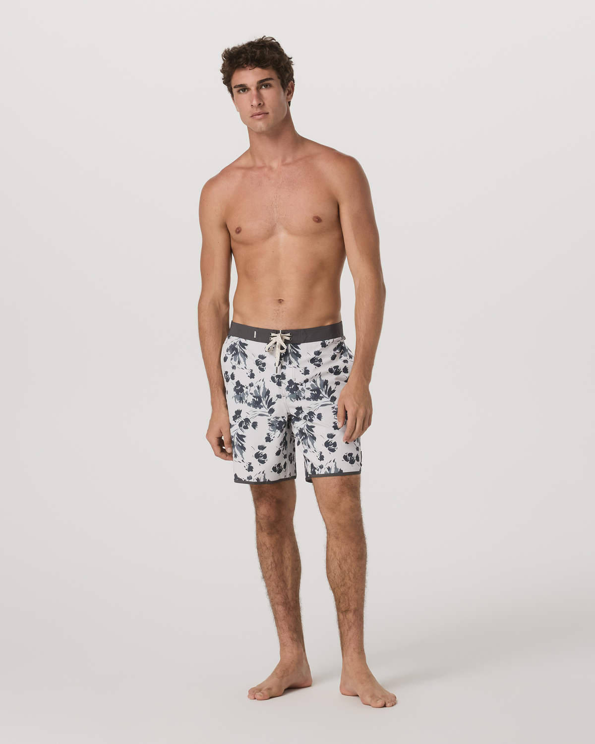 Cruise Boardshort 7" | Frost Grey Fleur