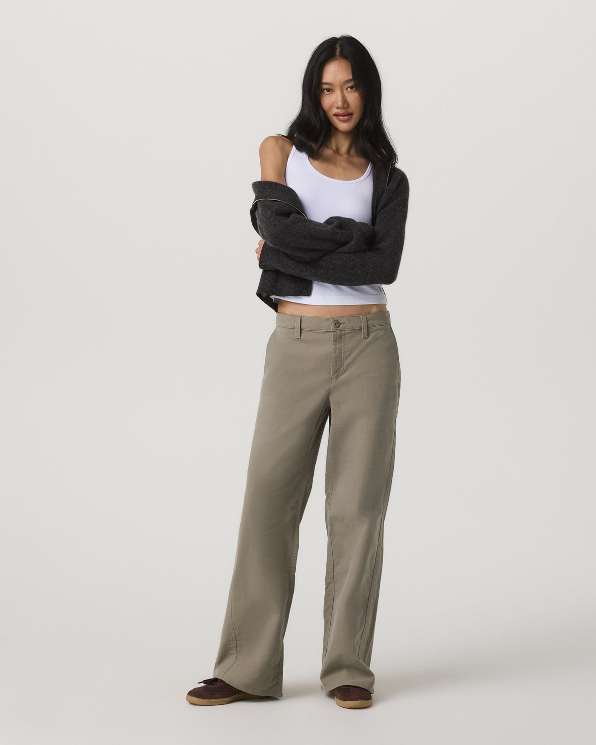 Telluride Twill Pant | Taupe