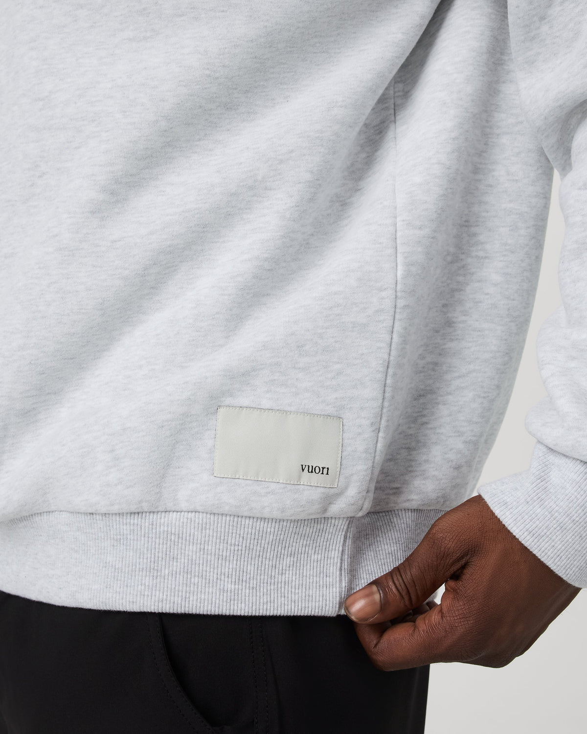 Restore Oversized Crew 2.0 | Pale Grey Heather