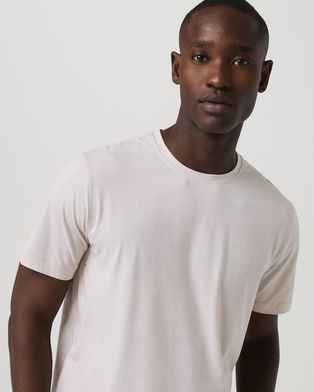 Short Sleeve Everyday Tee | Oatmeal Heather