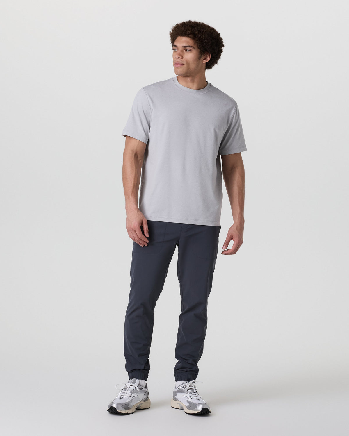 Short Sleeve Ponto Tee - Relaxed Fit | Frost Grey Heather