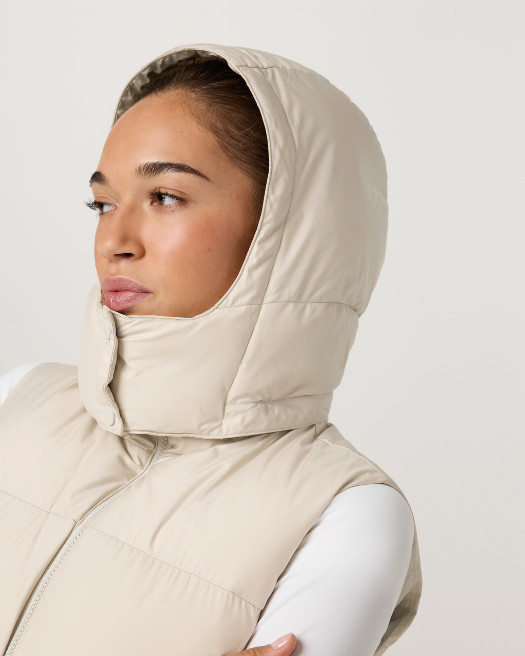 Alta Down Vest | Bone