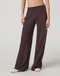 Sedona Midrise Wideleg Sweatpant - Long | French Roast