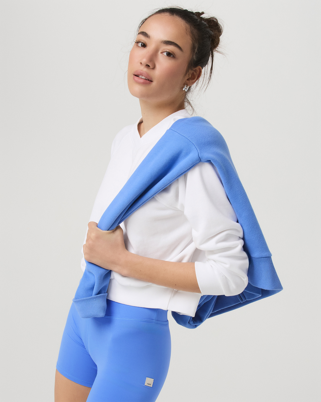 Sedona V-Neck Pullover | White