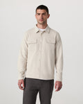 Waffle Shirt Jacket | Mushroom