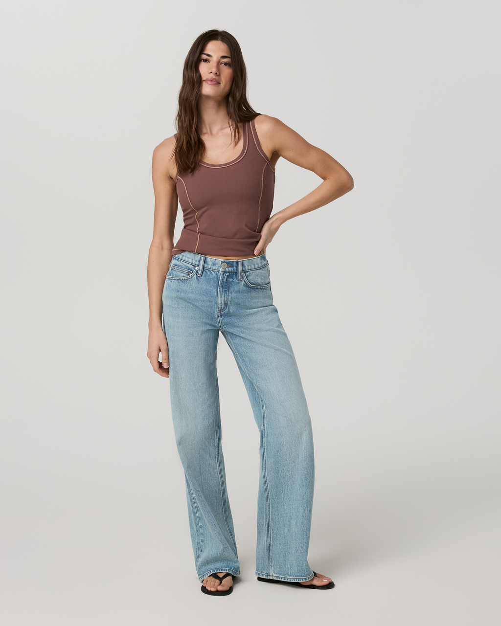 Pose Seams Tank | Sable