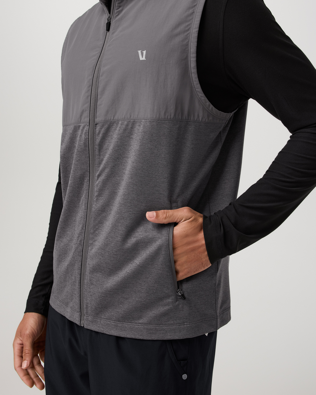 Sunday Element Vest | Gull Grey Heather