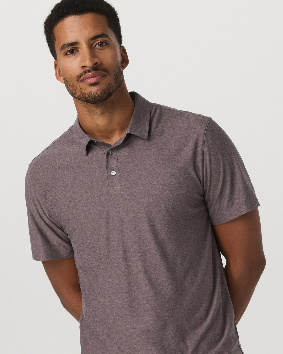 Strato Tech Polo | Timber Heather