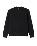 Denver Waffle Crew Sweater | Black