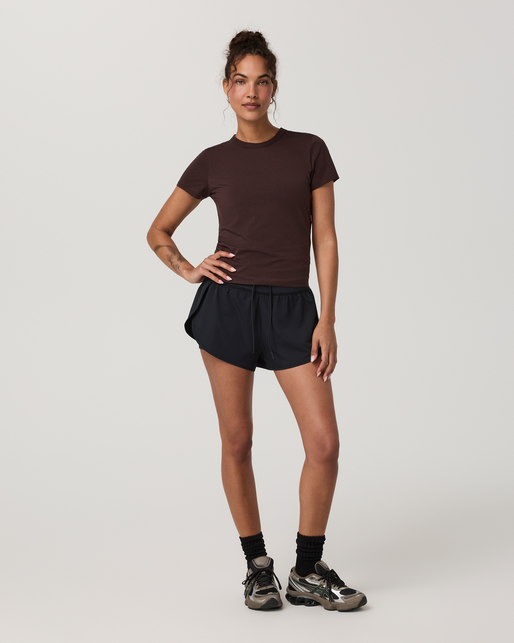 Short Sleeve Feather Classic Tee | French Roast