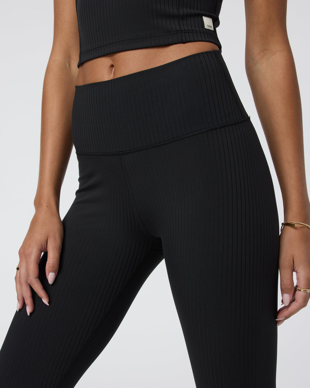 Inversion Rib Legging | Black