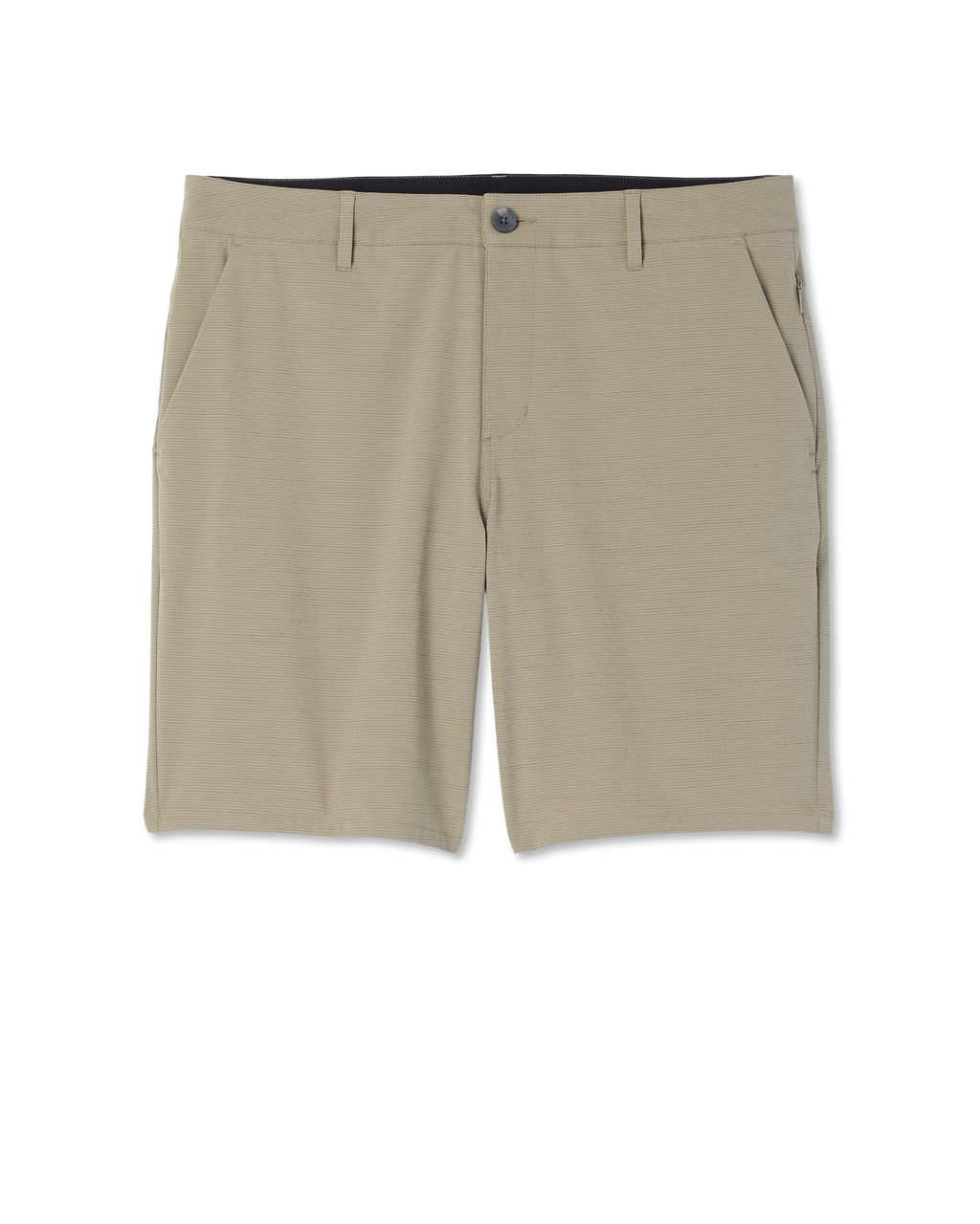 Aim Short 8" | Gravel Slub Stripe