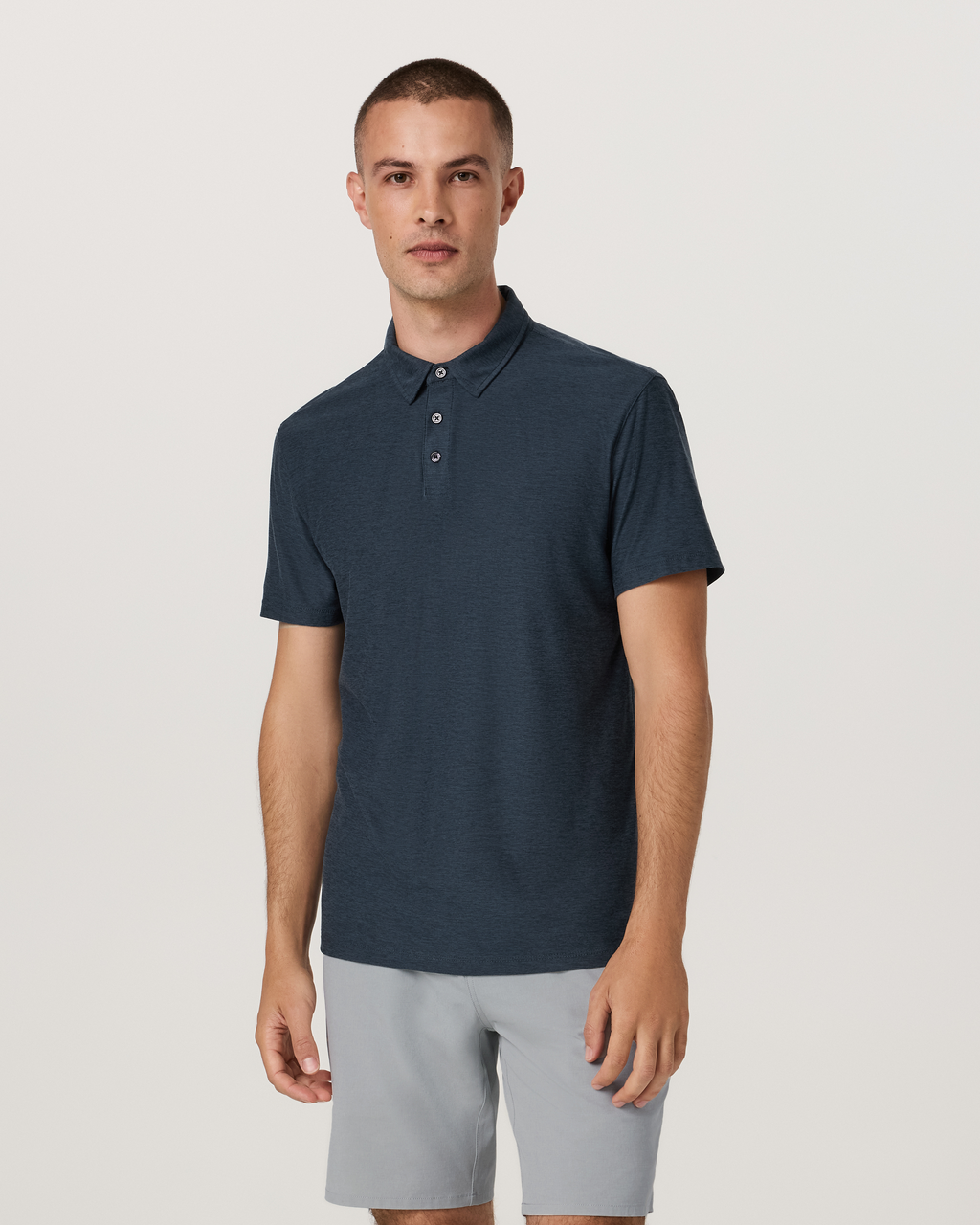 Strato Tech Polo | Navy Heather