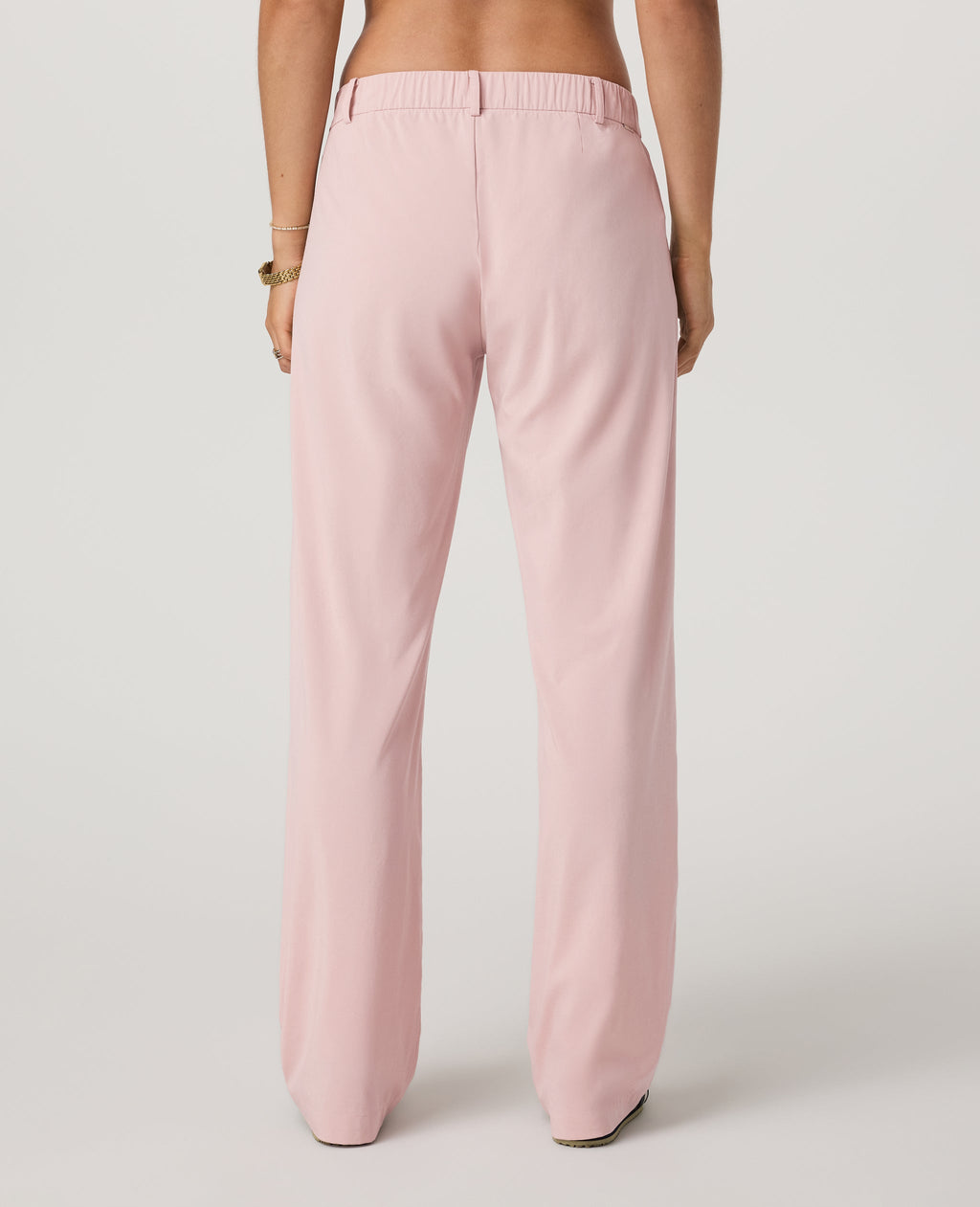 Villa Low Slung Trouser | Vintage Rose
