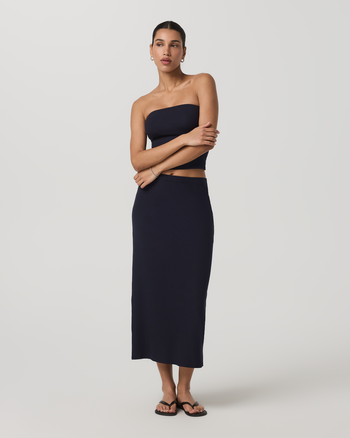 Pose Column Skirt | Black