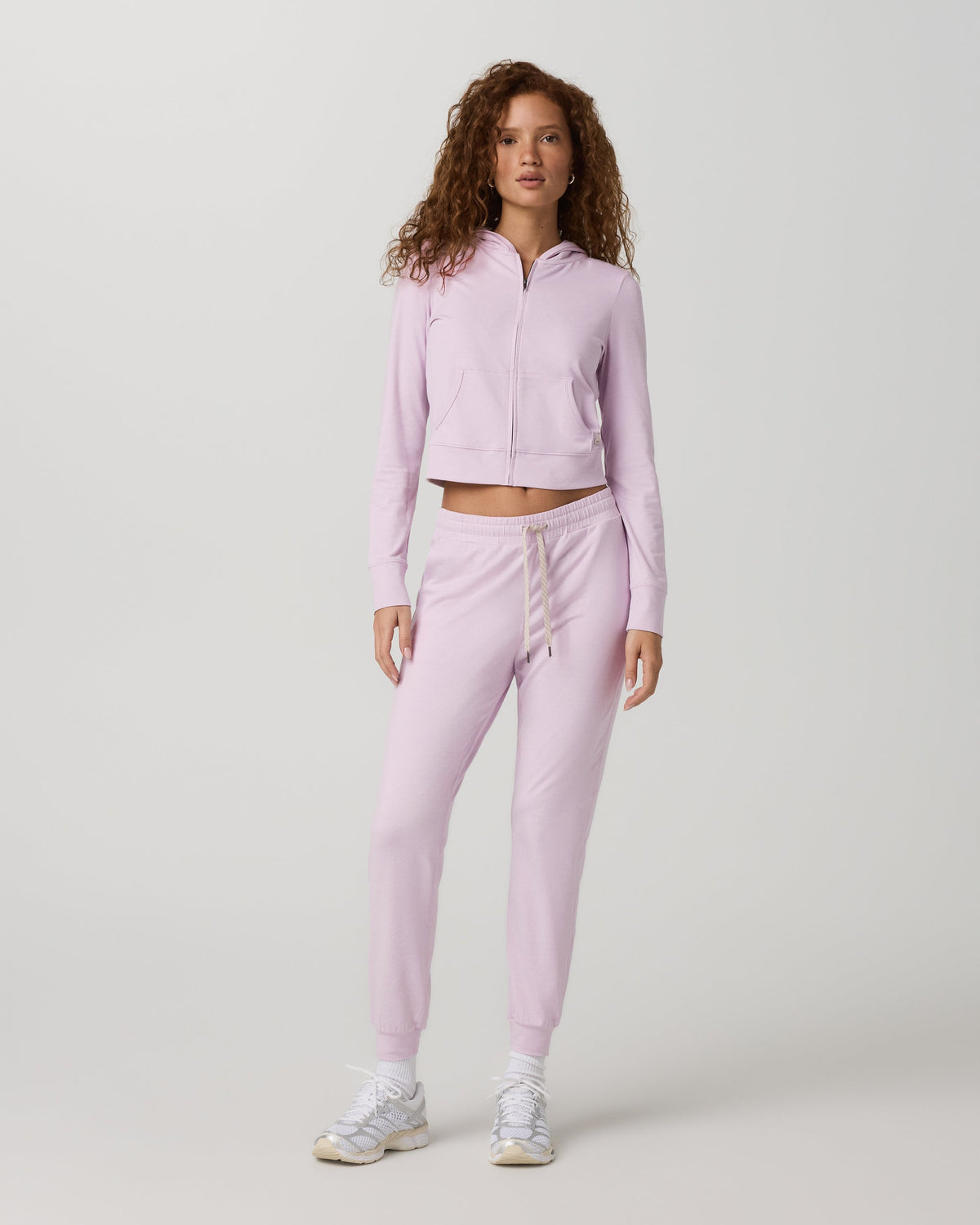 Halo Mini Full Zip Hoodie | Lilac Breeze Heather